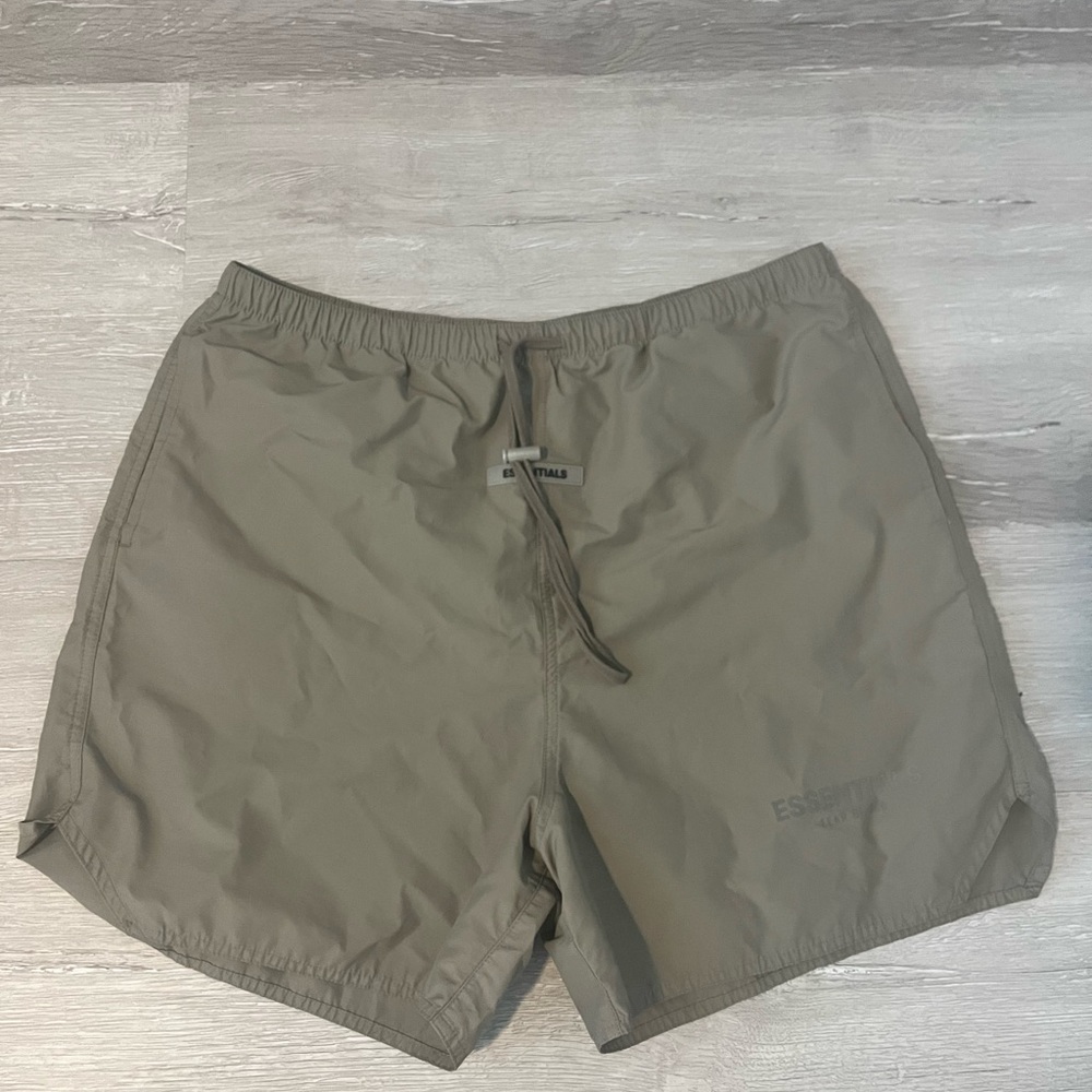 Fear Of God Volley Shorts Size Large Taupe